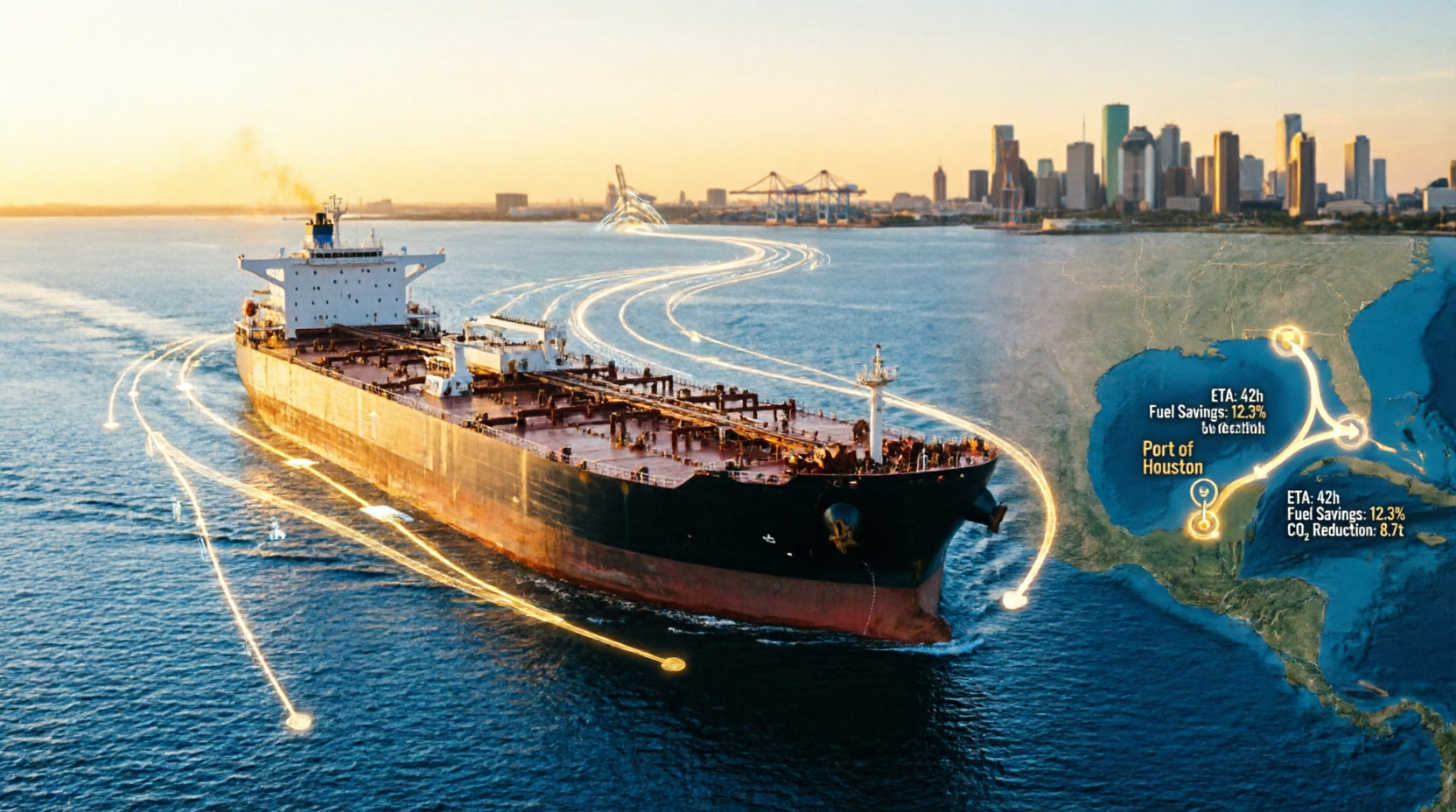 Optimización de Fletes Marítimos en Buques Aframax y VLCC: Rutas Houston - Rotterdam