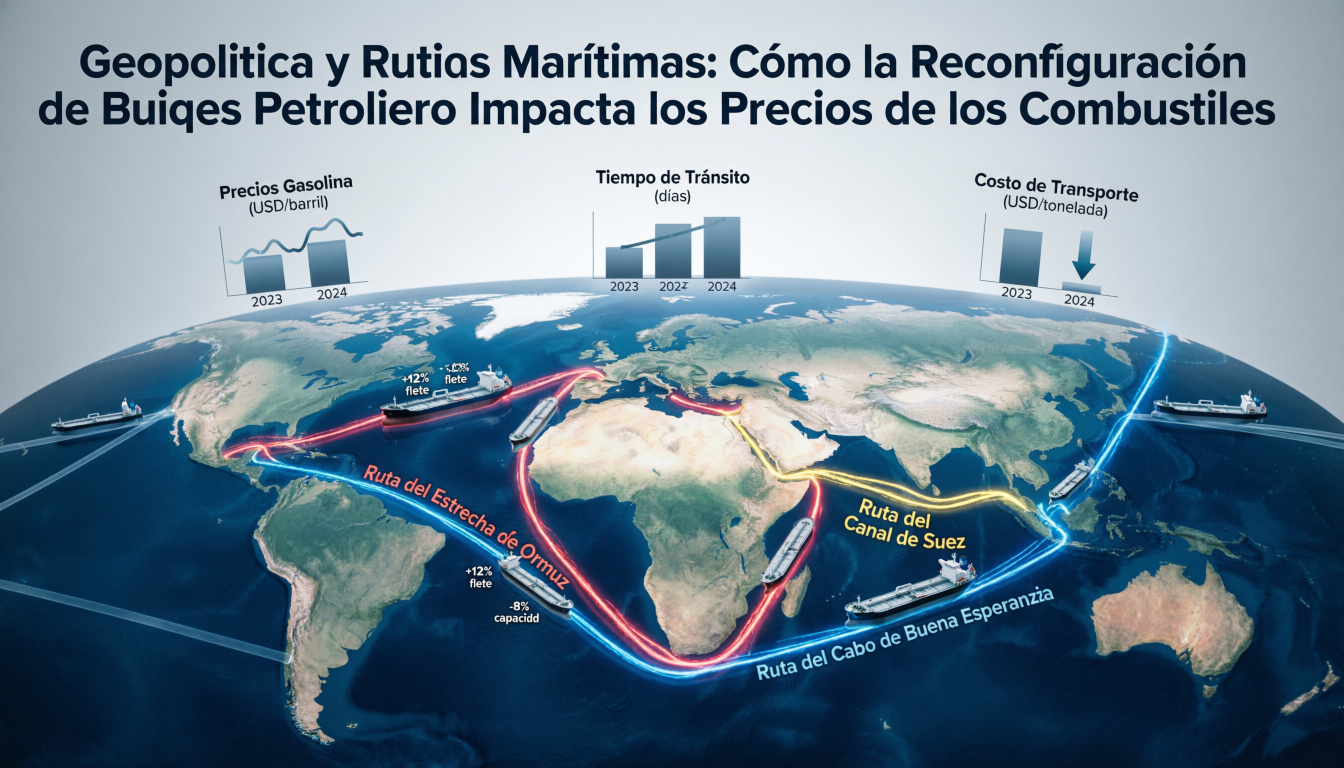 Geopolítica y Rutas Marítimas: Cómo la Reconfiguración de Buques Petroleros Impacta los Precios de los Combustibles